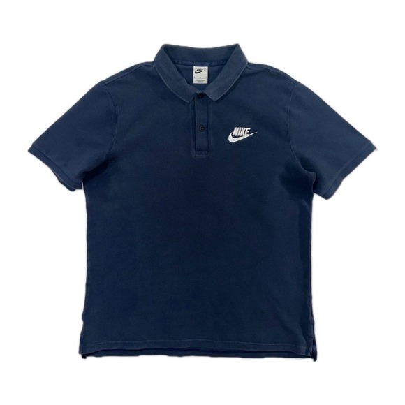 Nike Other - NIKE Men's L Navy Blue Polo Shirt Short Sleeve Athletic Golf USA Pullover Sports